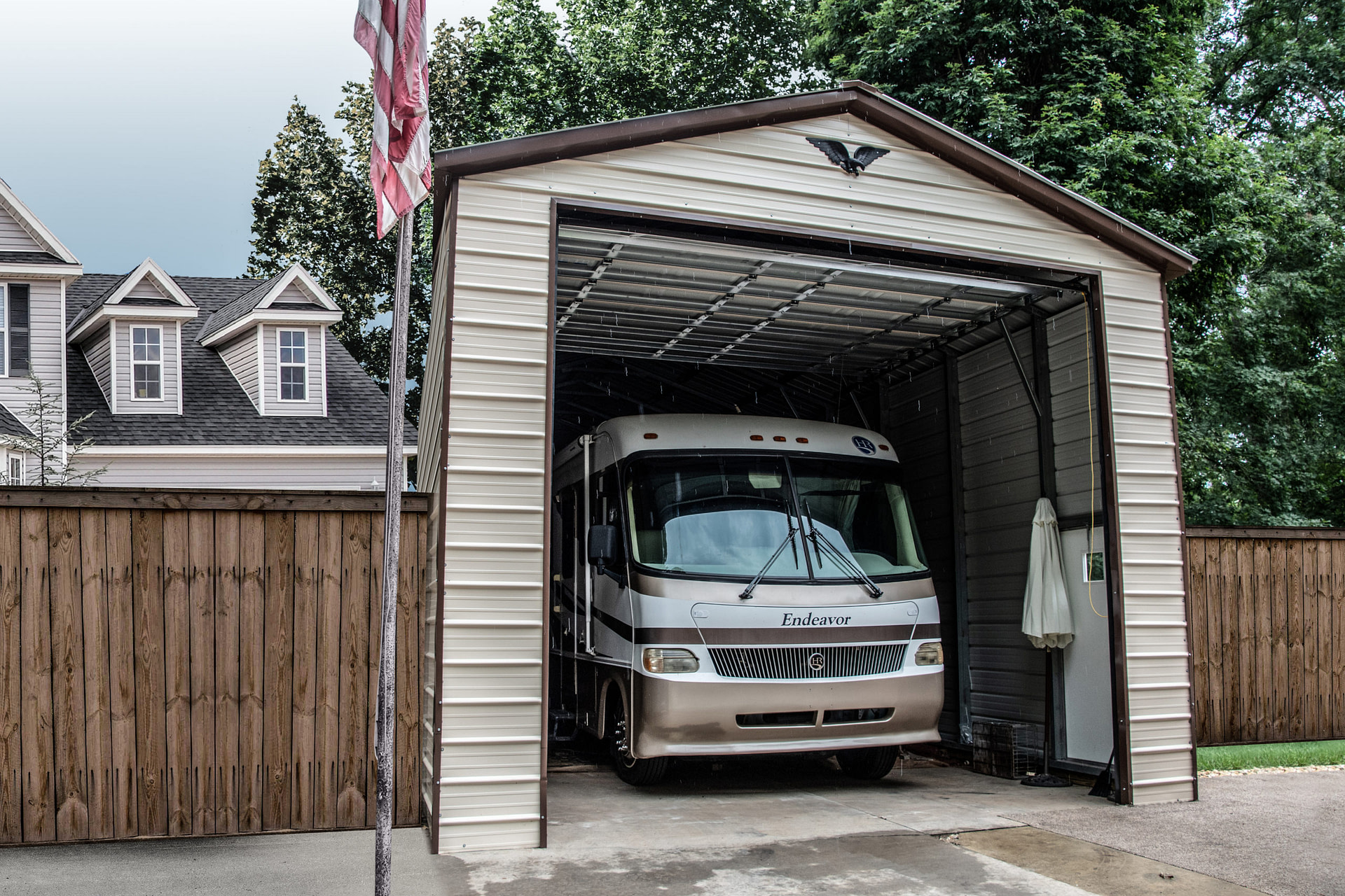 metal rv garages